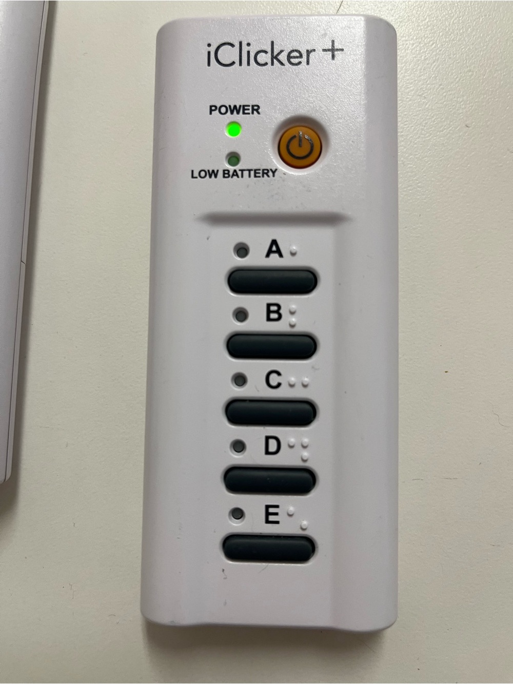 iClicker+ White Student Response Remote - Pair of Remotes - Picture 8 of 8